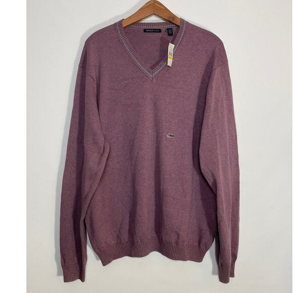 Van Heusen Studio 100%  Cotton Sweater - Men's Size XL‎ - New With Tag - Picture 1 of 11